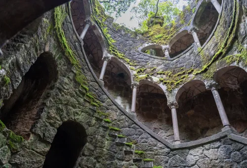 The Mystic Path, with #CarolCumber @ Initiation Well, Poco Iniciatico at Quinta da Regaleira